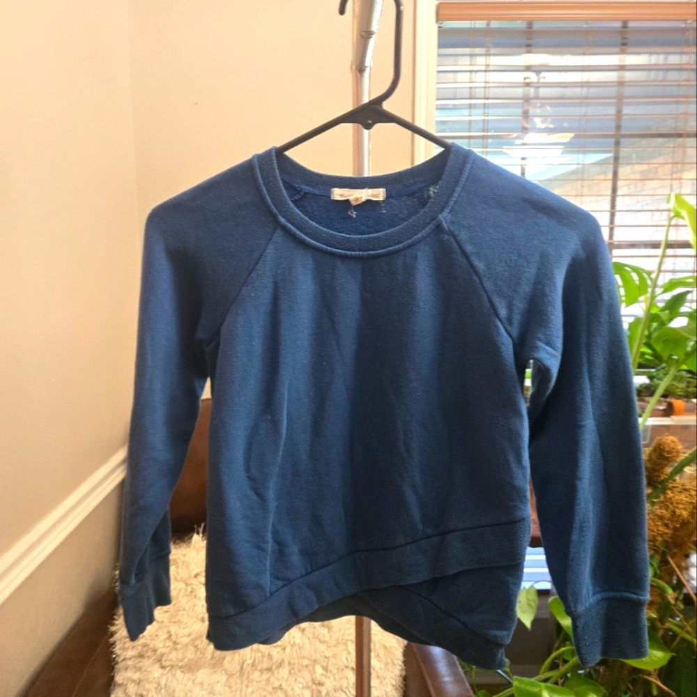 🖤5/$25🐝 Girls Size 7 Athletic Hoodie Sweater Teal EUC